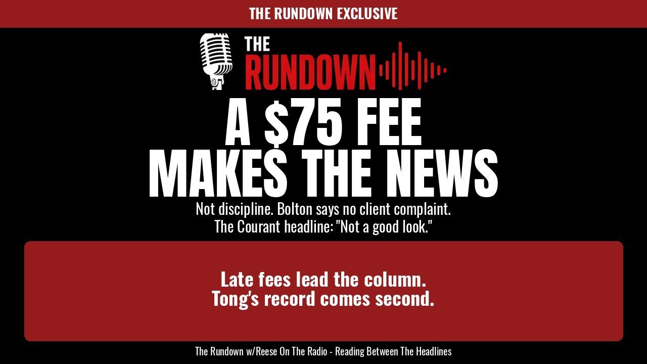 A $75 Fee Makes the News – The Rundown graphic